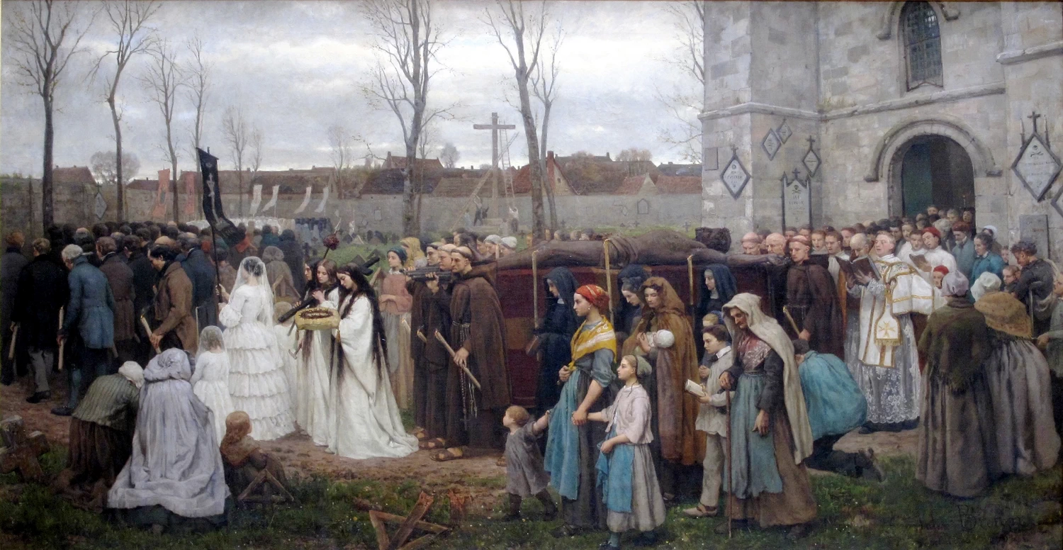 Processione dell'erezione al calvario, 1858 - Palais des Beaux, Arts, Lille